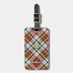 Clan MacAlister Dress Tartan Luggage Tag
