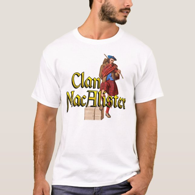 Clan MacAlister Highland Games Shirts (Front)