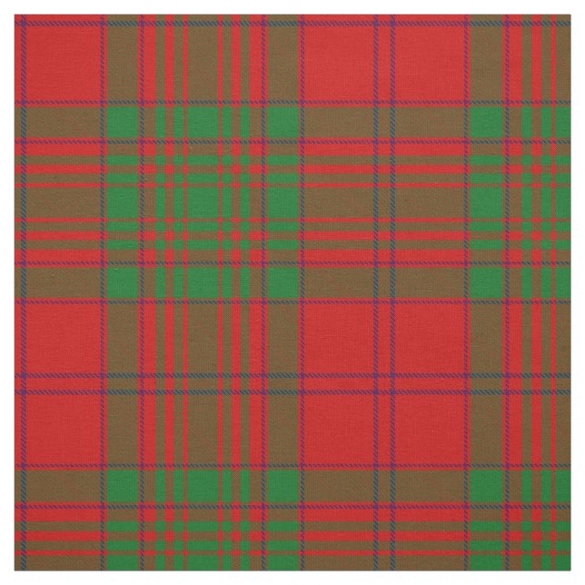 Clan MacAlister of Glenbarr Tartan Fabric (Swatch)