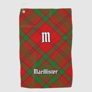 Clan MacAlister of Glenbarr Tartan Golf Towel