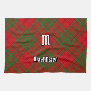 Clan MacAlister of Glenbarr Tartan Tea Towel