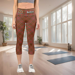 Clan MacAlister Tartan Capri Leggings