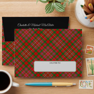 Clan MacAlister Tartan Envelope
