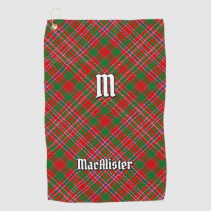 Clan MacAlister Tartan Golf Towel