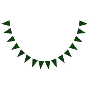 Clan MacArthur Arthur Green & Black Tartan Bunting