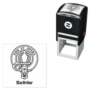 Clan MacArthur Crest Self-inking Stamp
