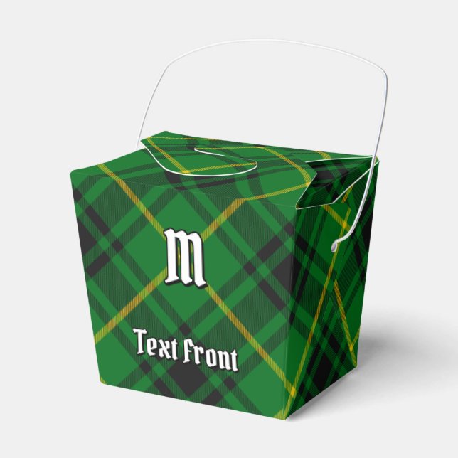 Clan MacArthur Tartan Favour Box (Front Side)
