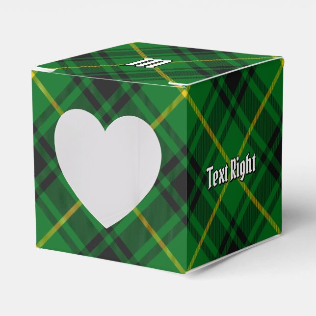Clan MacArthur Tartan Favour Box (Front Side)