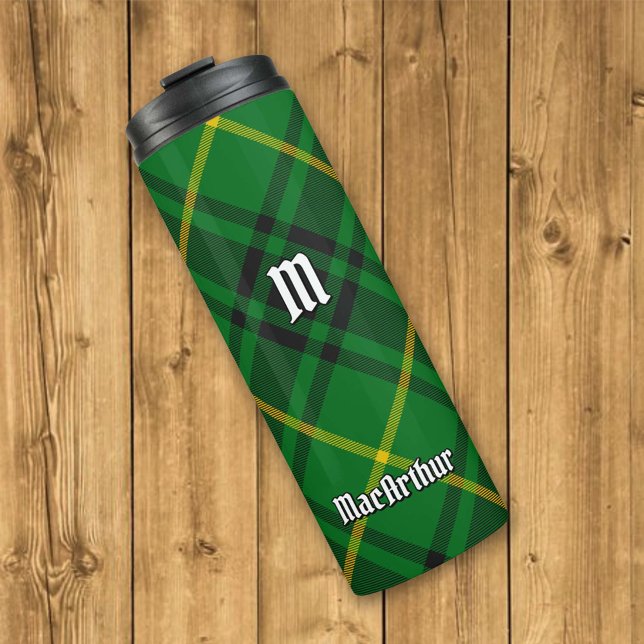 Clan MacArthur Tartan Thermal Tumbler (Creator Uploaded)