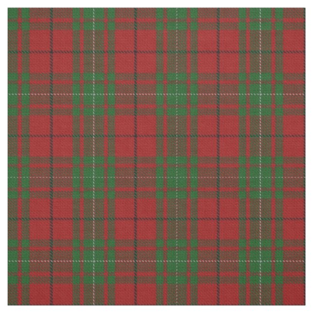 Clan MacAulay Scottish Tartan Plaid Fabric (Swatch)
