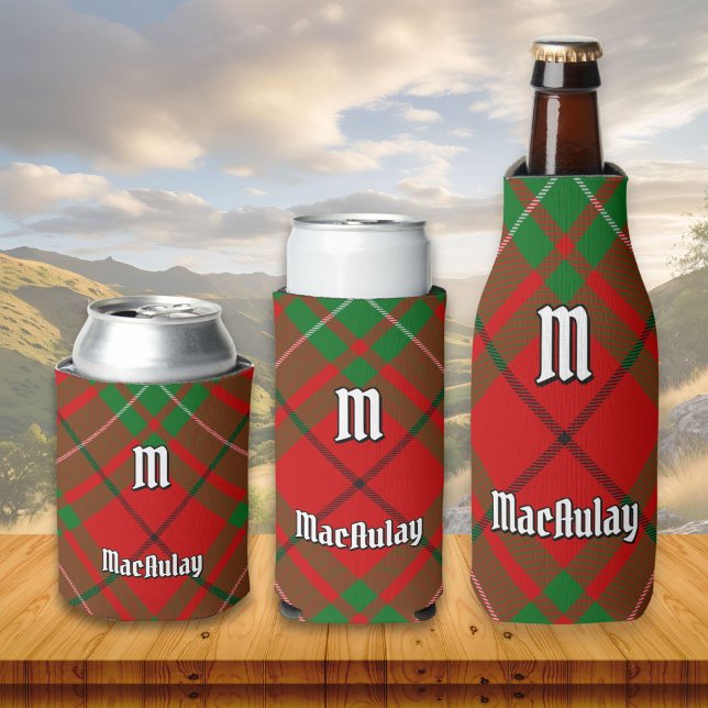 Clan MacAulay Tartan Can Cooler (Creator Uploaded)