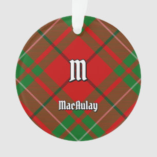 Clan MacAulay Tartan Ornament