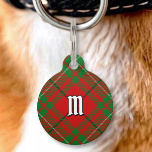 Clan MacAulay Tartan Pet ID Tag