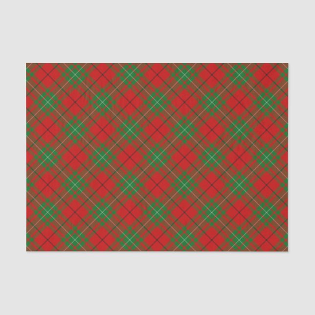Clan MacAulay Tartan Tissue Paper (Front)