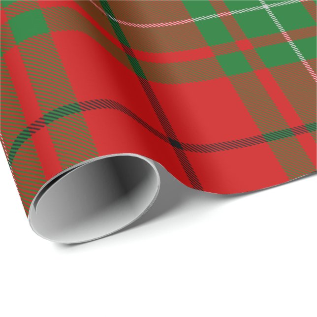 Clan MacAulay Tartan Wrapping Paper (Roll Corner)