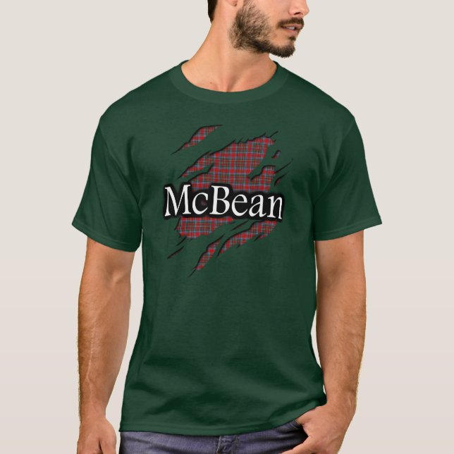 Clan MacBean McBean Tartan Spirit Shirt (Front)