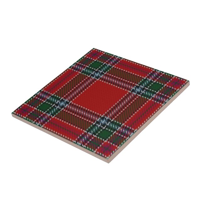 Clan MacBean Tartan  Tile (Side)