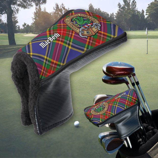 Clan MacBeth Crest Golf Head Cover (Creator Uploaded)