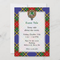 Clan MacBeth Crest Invitation