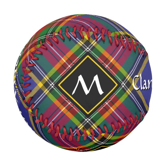 Clan MacBeth Tartan Baseball (Front Left)