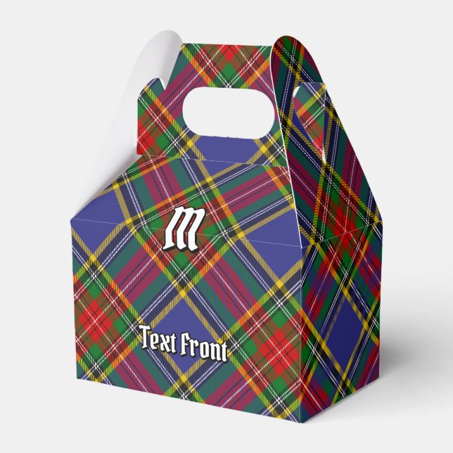 Clan MacBeth Tartan Favour Box (Front Side)