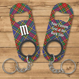 Clan MacBeth Tartan Keychain Bottle Opener