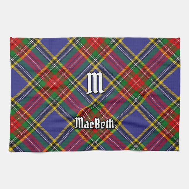 Clan MacBeth Tartan Kitchen Towel (Horizontal)