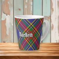 Clan MacBeth Tartan Latte Mug
