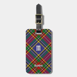 Clan MacBeth Tartan Luggage Tag