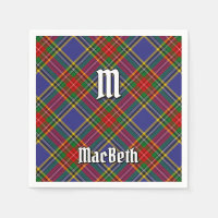 Clan MacBeth Tartan Napkins