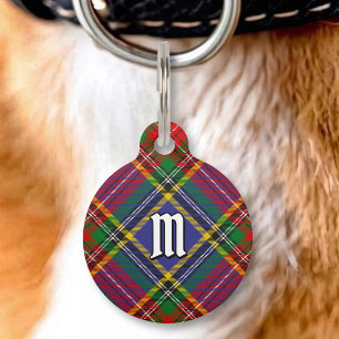 Clan MacBeth Tartan Pet ID Tag