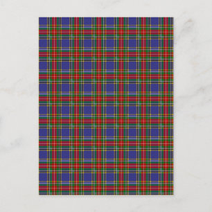 Clan MacBeth Tartan Postcard