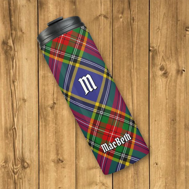 Clan MacBeth Tartan Thermal Tumbler (Creator Uploaded)