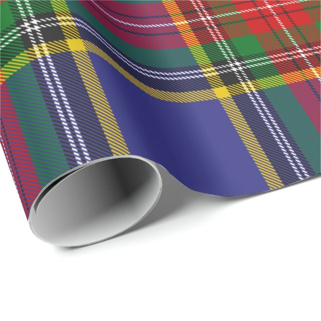 Clan MacBeth Tartan Wrapping Paper (Roll Corner)