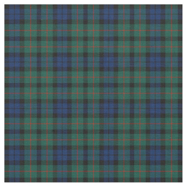 Clan MacCallum Tartan Fabric (Close Up)