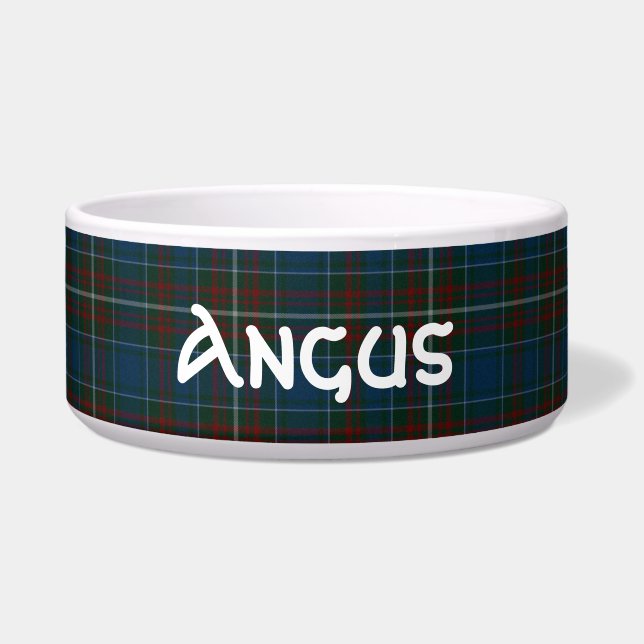 Clan MacConnell Custom Tartan Plaid Pet Bowl (Front)
