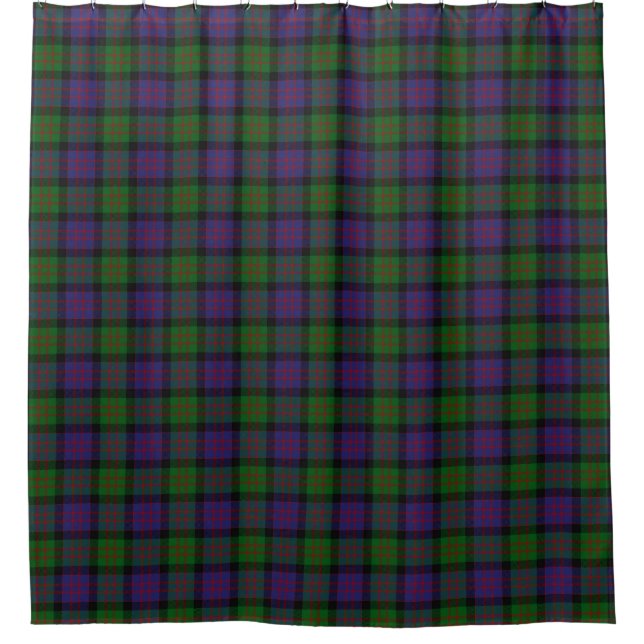 Clan MacDonald Donald Scottish Heritage Tartan Shower Curtain (Front)