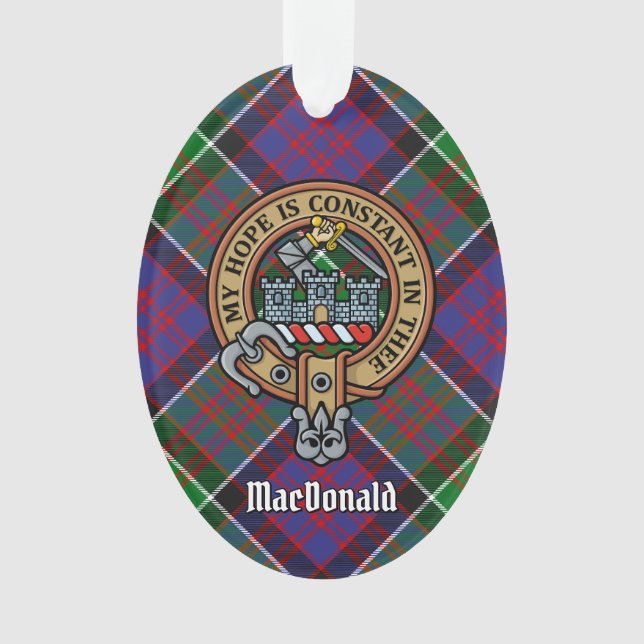Clan MacDonald of Clanranald Crest Ornament (Front)
