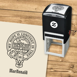 Clan MacDonald of Clanranald Crest Self-inking Stamp