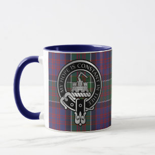 Clan MacDonald of Clanranald Crest & Tartan Mug