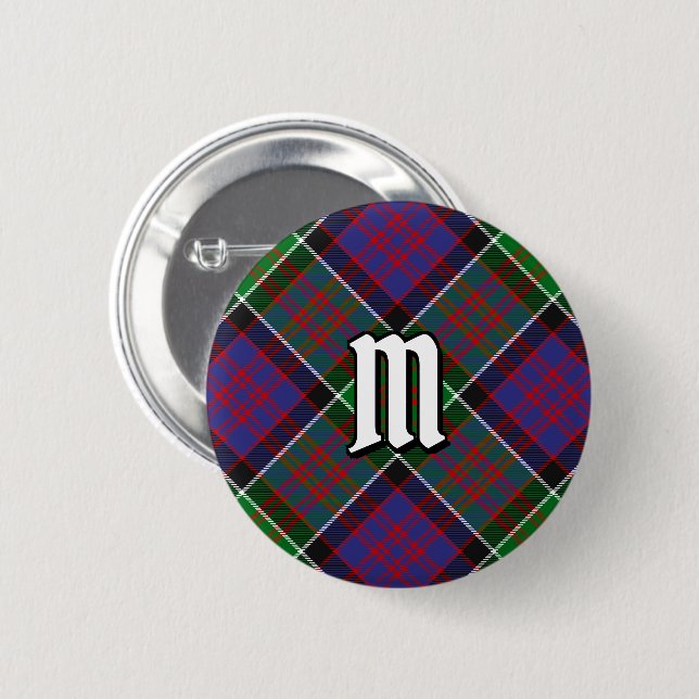Clan MacDonald of Clanranald Tartan  Button (Front & Back)