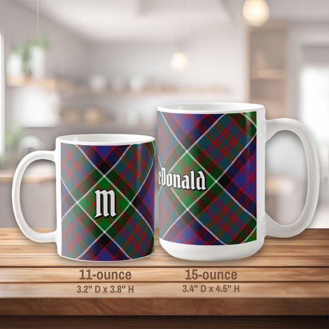 Clan MacDonald of Clanranald Tartan Coffee Mug (Creator Uploaded)