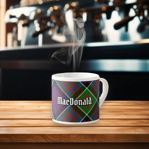 Clan MacDonald of Clanranald Tartan Espresso Cup