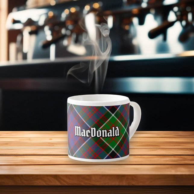 Clan MacDonald of Clanranald Tartan Espresso Cup (Creator Uploaded)