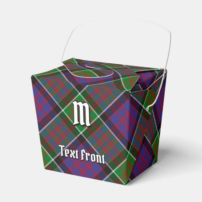 Clan MacDonald of Clanranald Tartan Favour Box (Front Side)