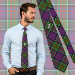 Clan MacDonald of Clanranald Tartan Neck Tie<br><div class="desc">Clan MacDonald of Clanranald traditional tartan with modern colours. Custom monogram.</div>