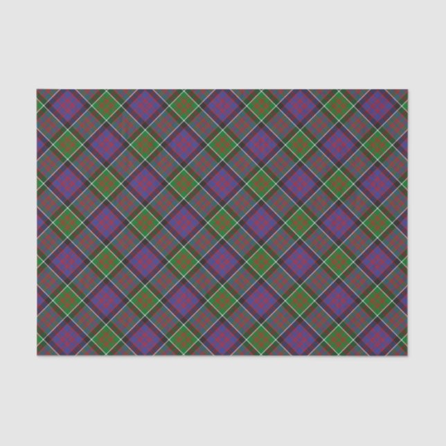 Clan MacDonald of Clanranald Tartan Tissue Paper (Front)