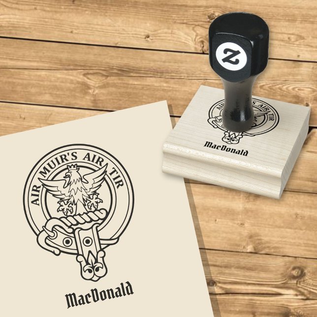Clan MacDonald of Keppoch Crest Rubber Stamp (Creator Uploaded)