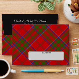 Clan MacDonald of Keppoch Tartan Envelope
