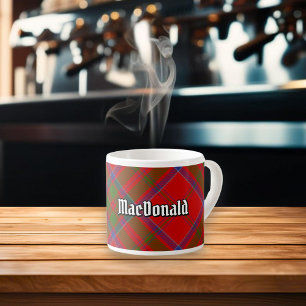 Clan MacDonald of Keppoch Tartan Espresso Cup